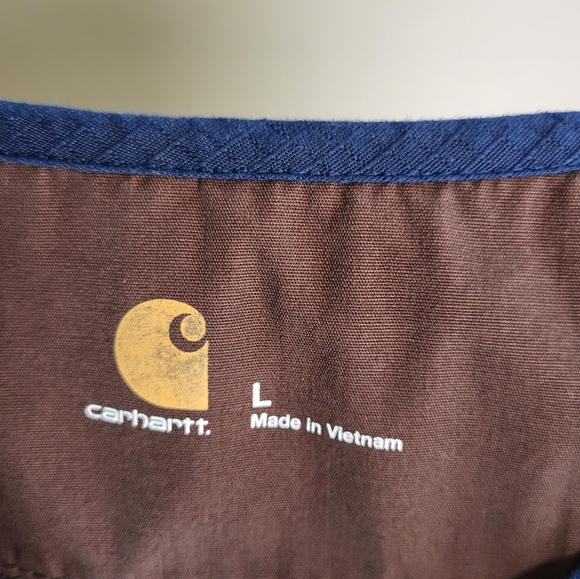 Carhartt Ripstop Colorblock Utility Scrub size Large - Picture 4 of 7